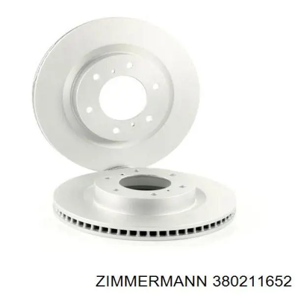 380211652 Zimmermann Диск тормозной передний