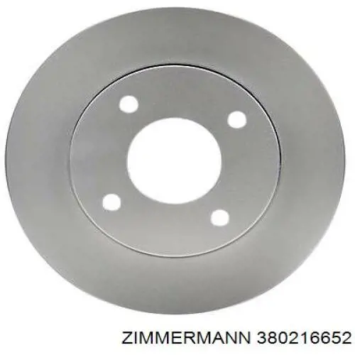 Передние тормозные диски 380216652 Zimmermann