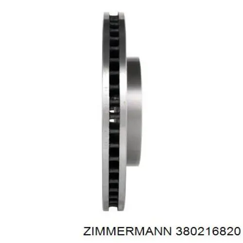 Передний тормозной диск Zimmermann 380216820