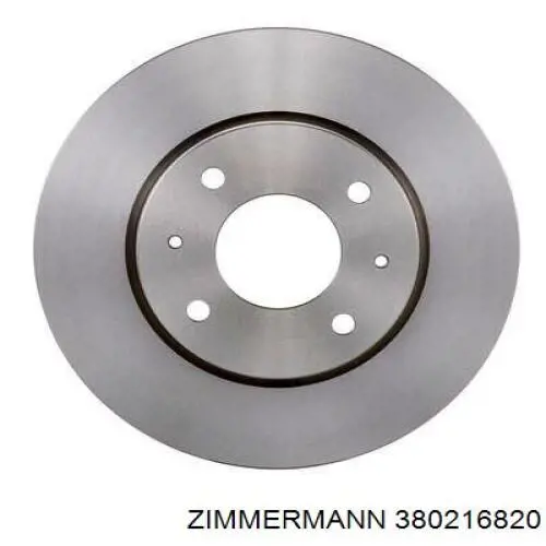 380216820 Zimmermann Диск тормозной передний