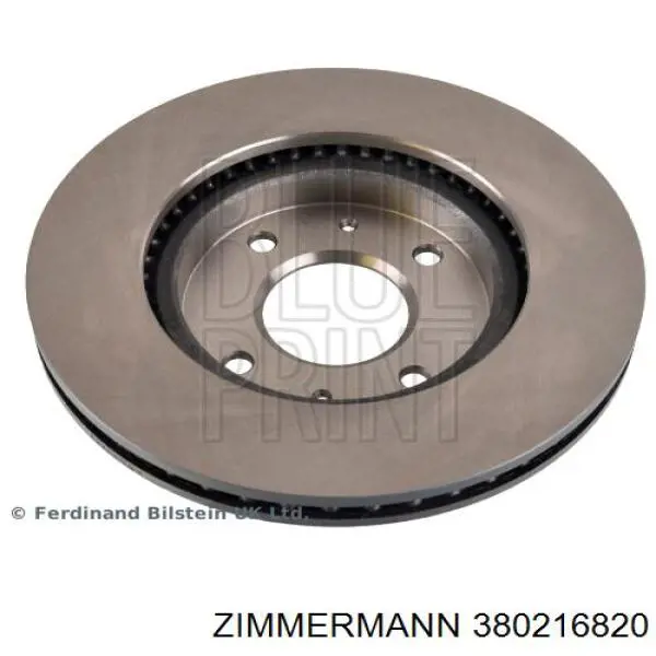 Передние тормозные диски 380216820 Zimmermann