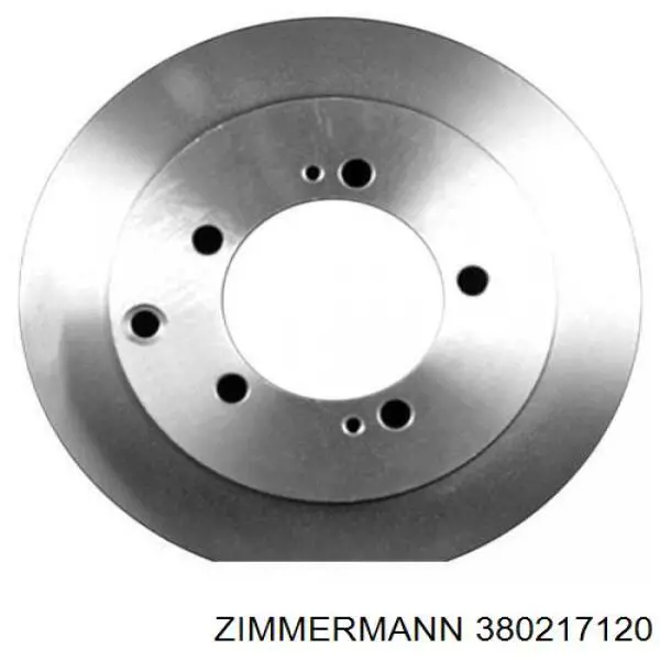 Купить 380217120 Zimmermann Диск тормозной задний