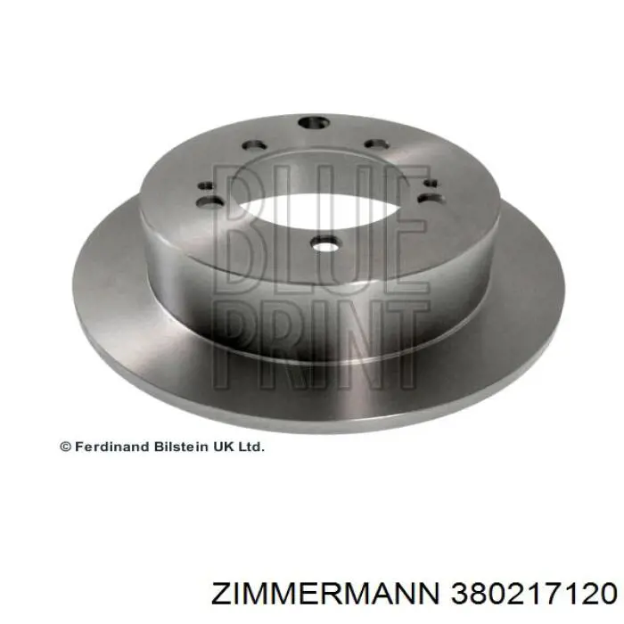 Задний тормозной диск Zimmermann 380217120 цена, от 42.96 USD