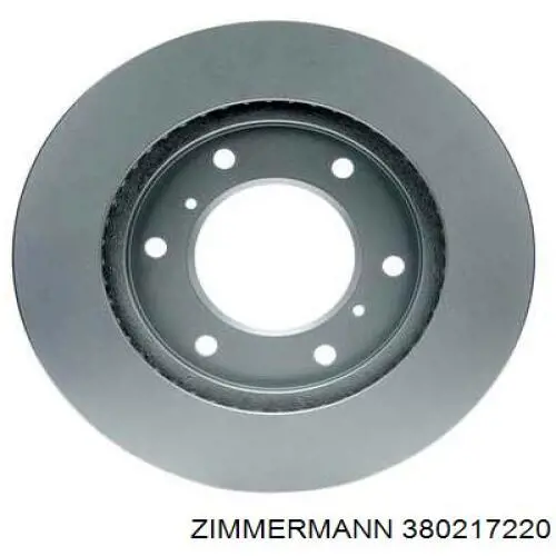 Передний тормозной диск Zimmermann 380217220