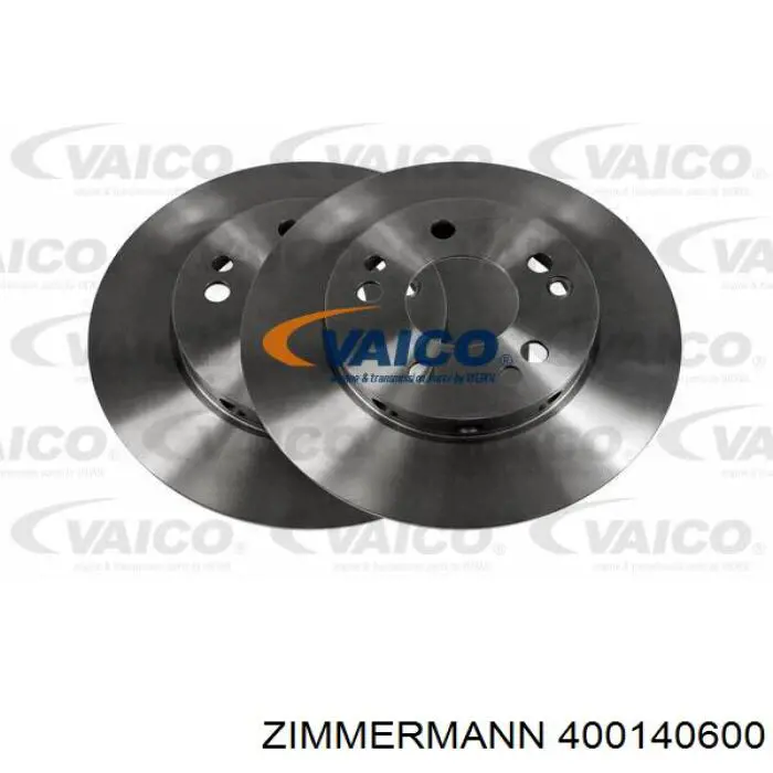 Передние тормозные диски 400140600 Zimmermann