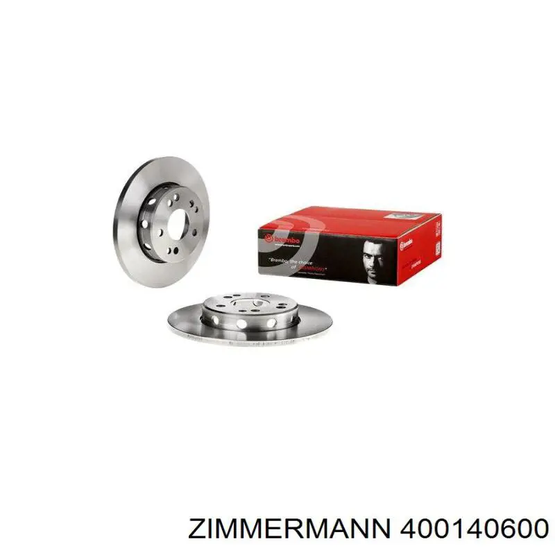 400140600 Zimmermann Диск тормозной передний