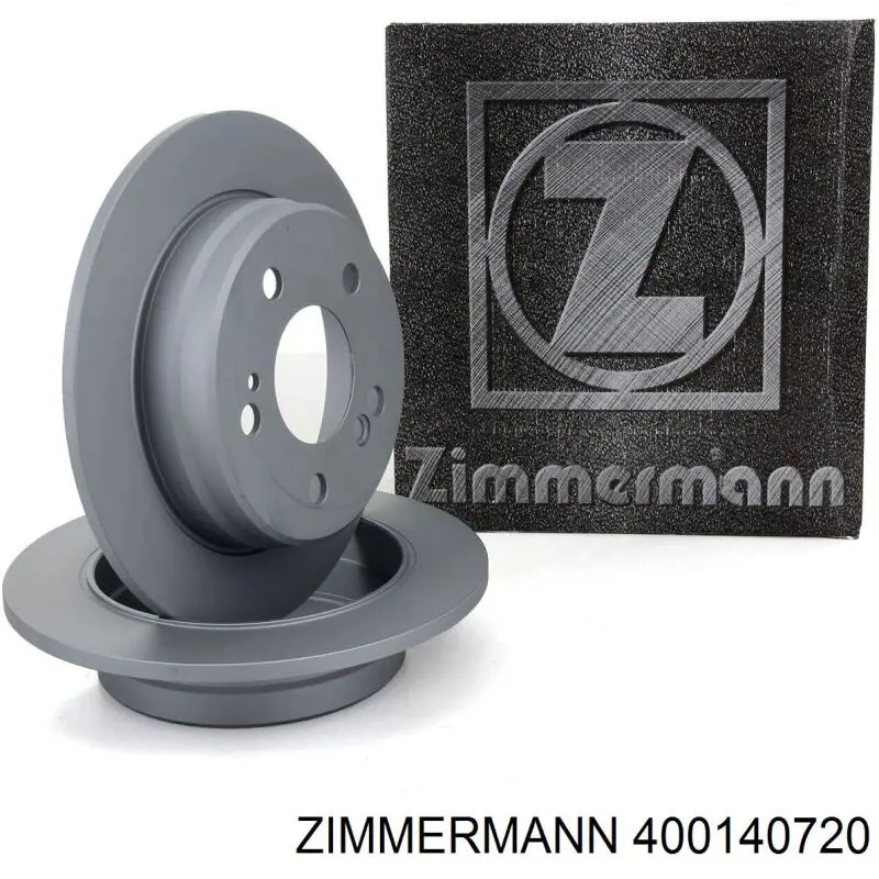 400140720 Zimmermann диск тормозной задний