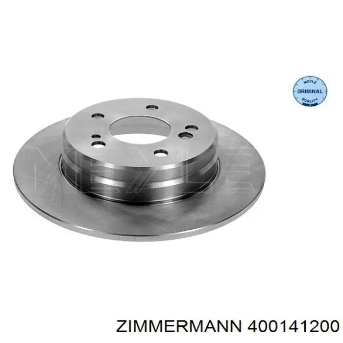400141200 Zimmermann диск тормозной задний