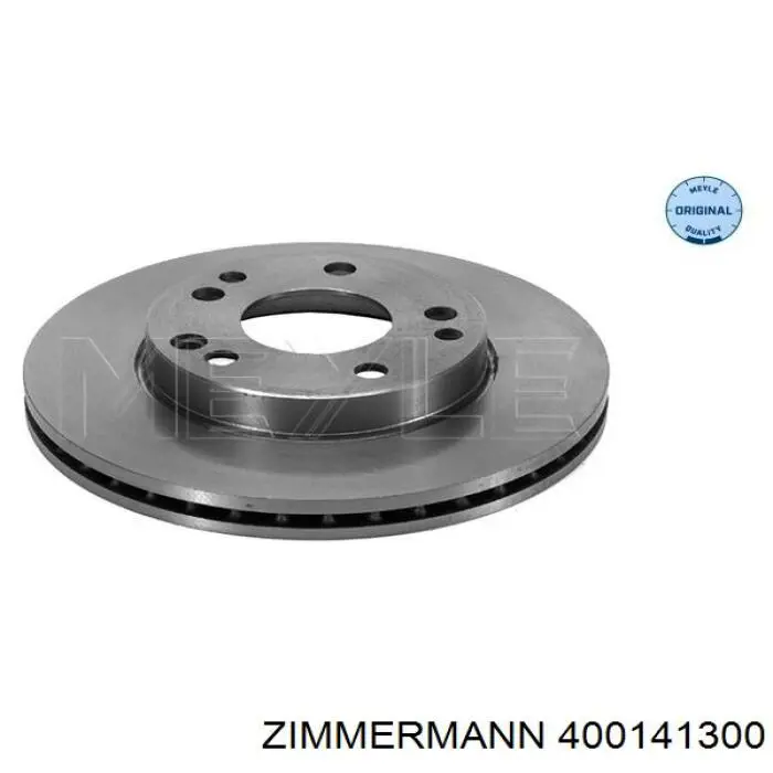 400141300 Zimmermann диск тормозной передний