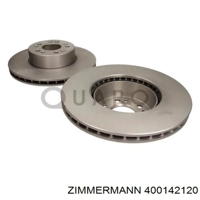 400142120 Zimmermann Диск тормозной передний