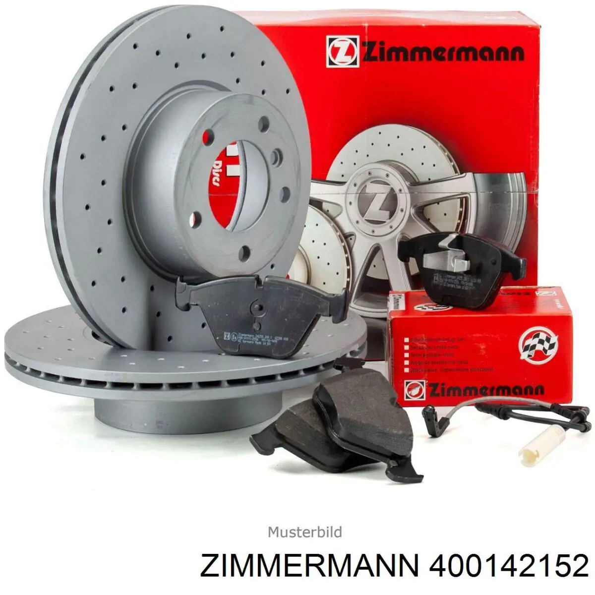 Передний тормозной диск Zimmermann 400142152