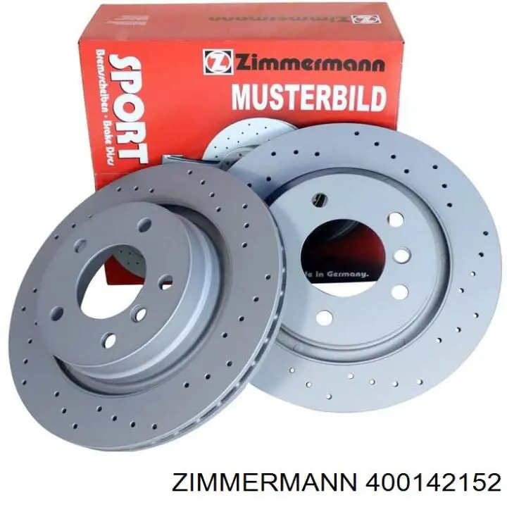 Купить 400142152 Zimmermann Ротор тормозной