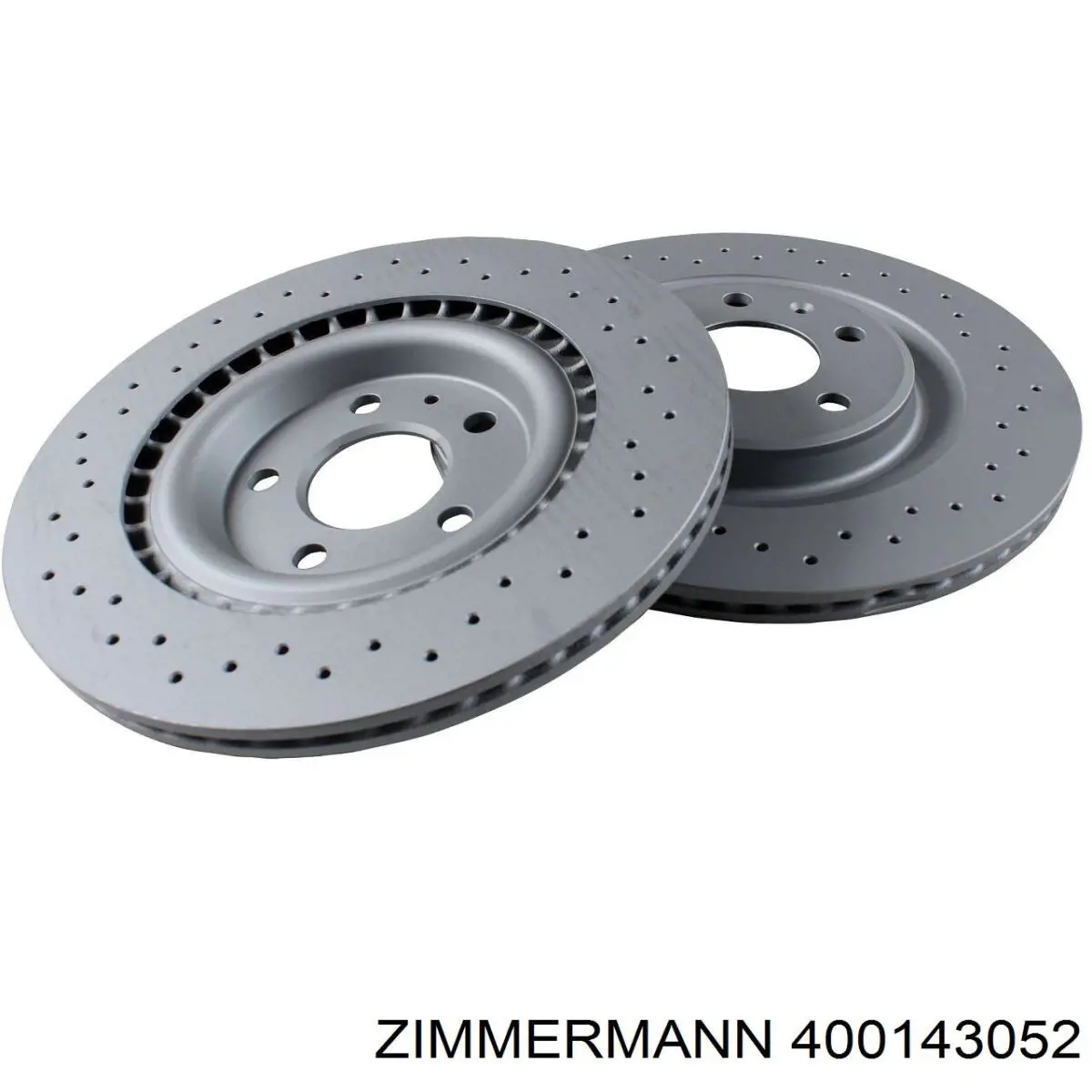 Передние тормозные диски 400143052 Zimmermann