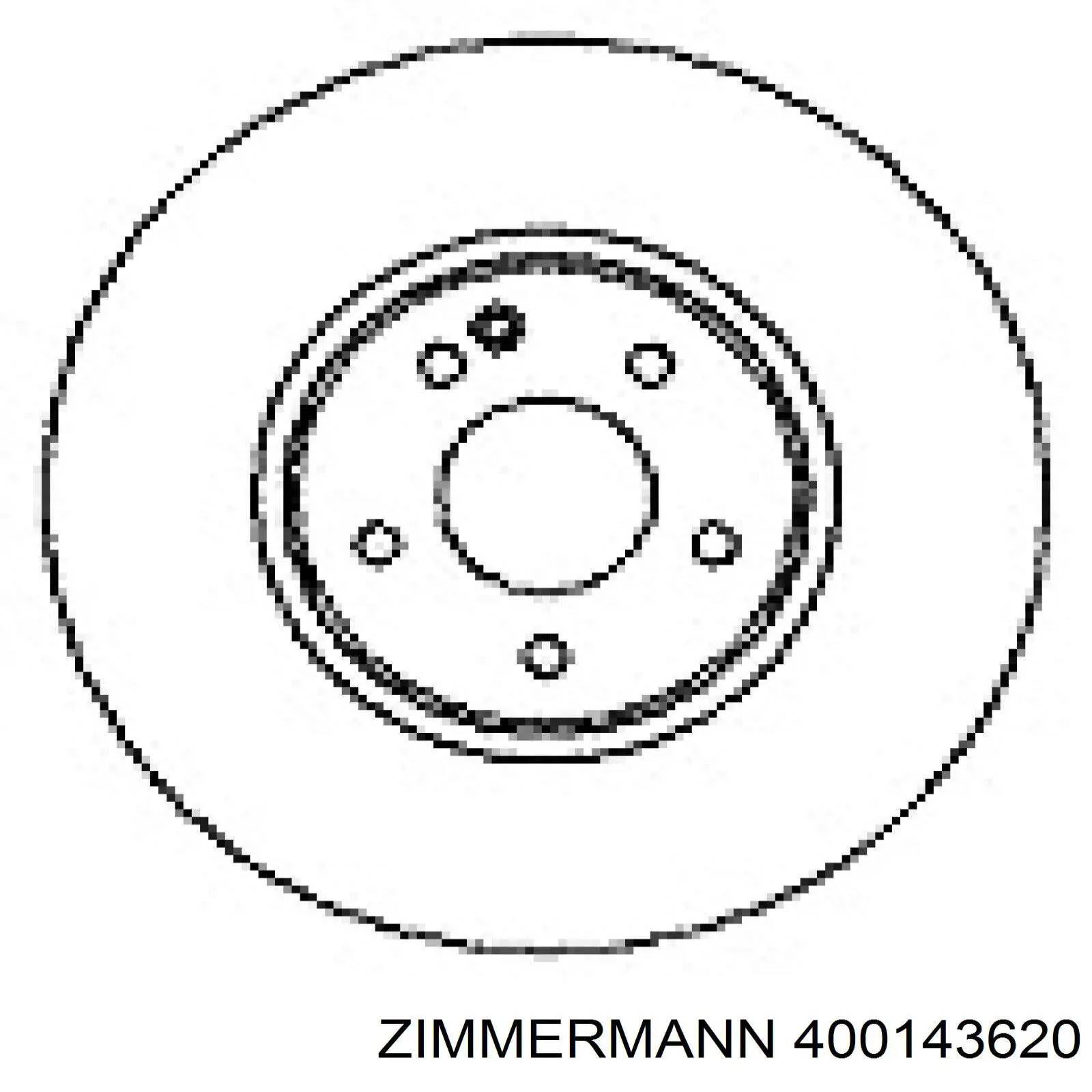 Тормоз дисковый передний Zimmermann 400143620 цена, от 49.51 USD