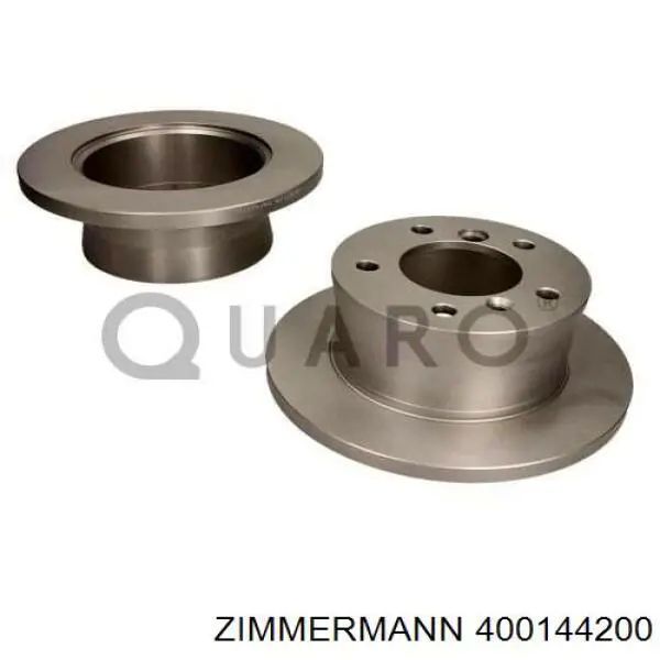 400144200 Zimmermann диск тормозной задний