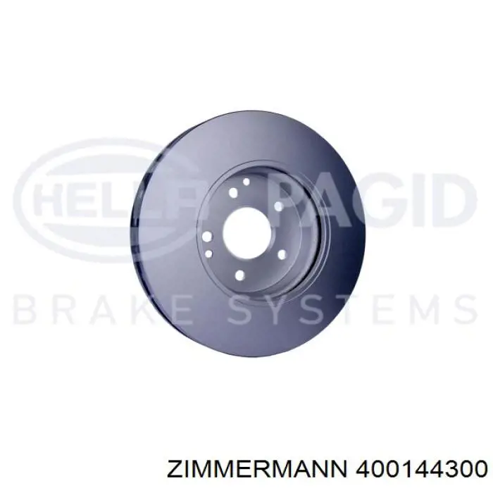 Передние тормозные диски 400144300 Zimmermann