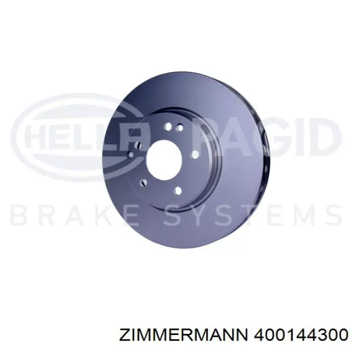 400144300 Zimmermann Диск тормозной передний