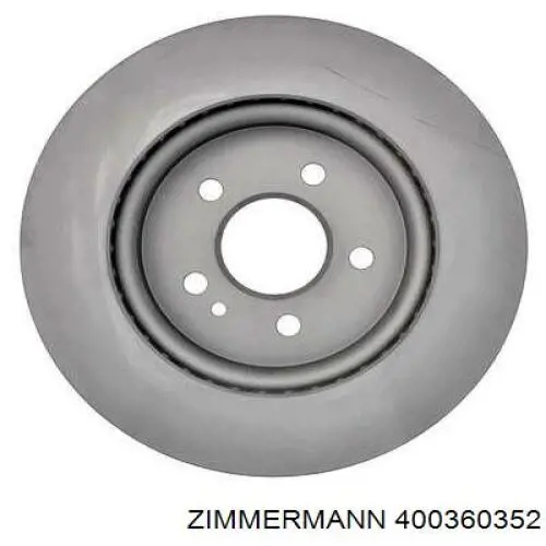 Передние тормозные диски 400360352 Zimmermann