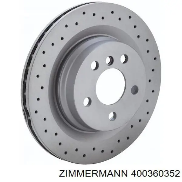 Тормоз дисковый передний Zimmermann 400360352 цена, от 45.13 USD