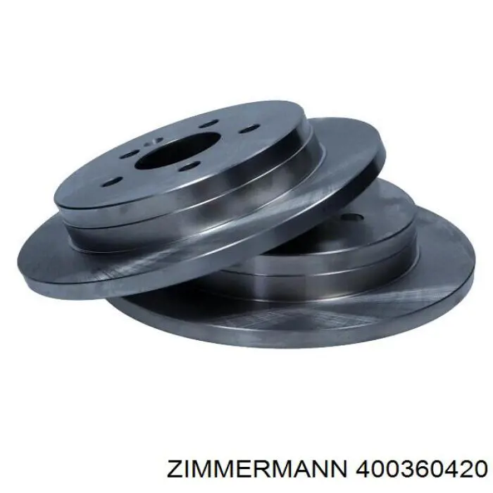 Задний тормозной диск Zimmermann 400360420 цена, от 40.02 USD