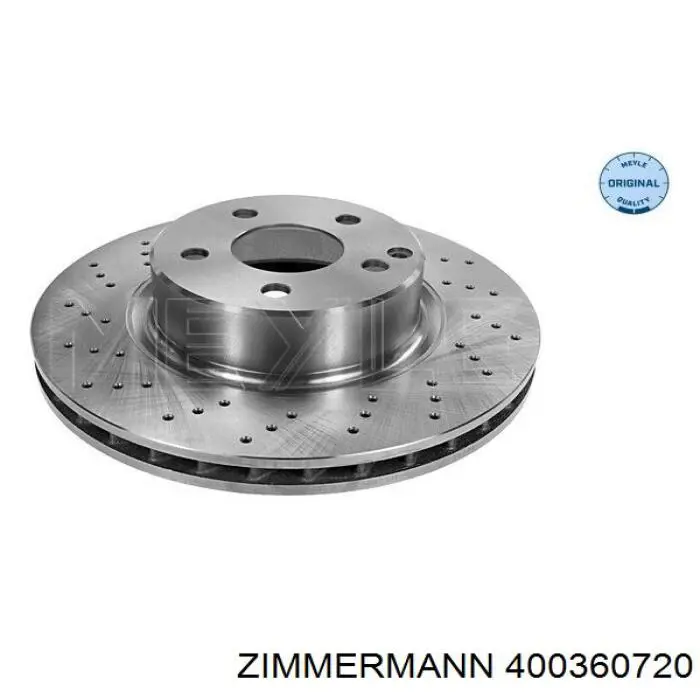 Тормоз дисковый передний Zimmermann 400360720 цена, от 66.56 USD
