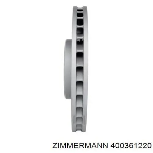 Передний тормозной диск Zimmermann 400361220
