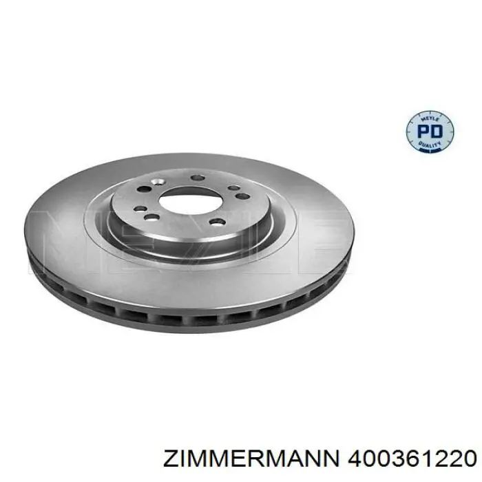 Тормоз дисковый передний Zimmermann 400361220 цена, от 83.69 USD