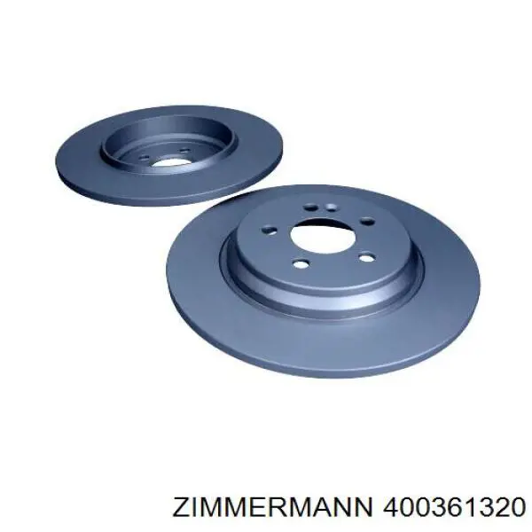 Задний дисковый тормоз Zimmermann 400361320