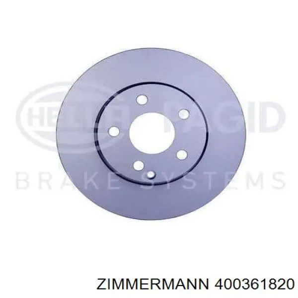 Тормоз дисковый передний Zimmermann 400361820 цена, от 55.42 USD