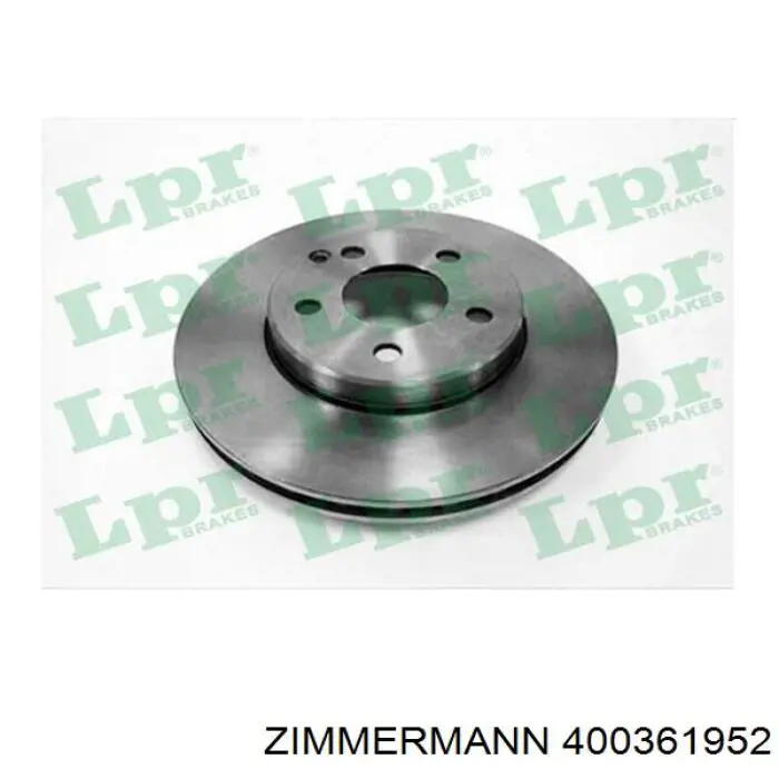 Тормоз дисковый передний Zimmermann 400361952 цена, от 70.58 USD