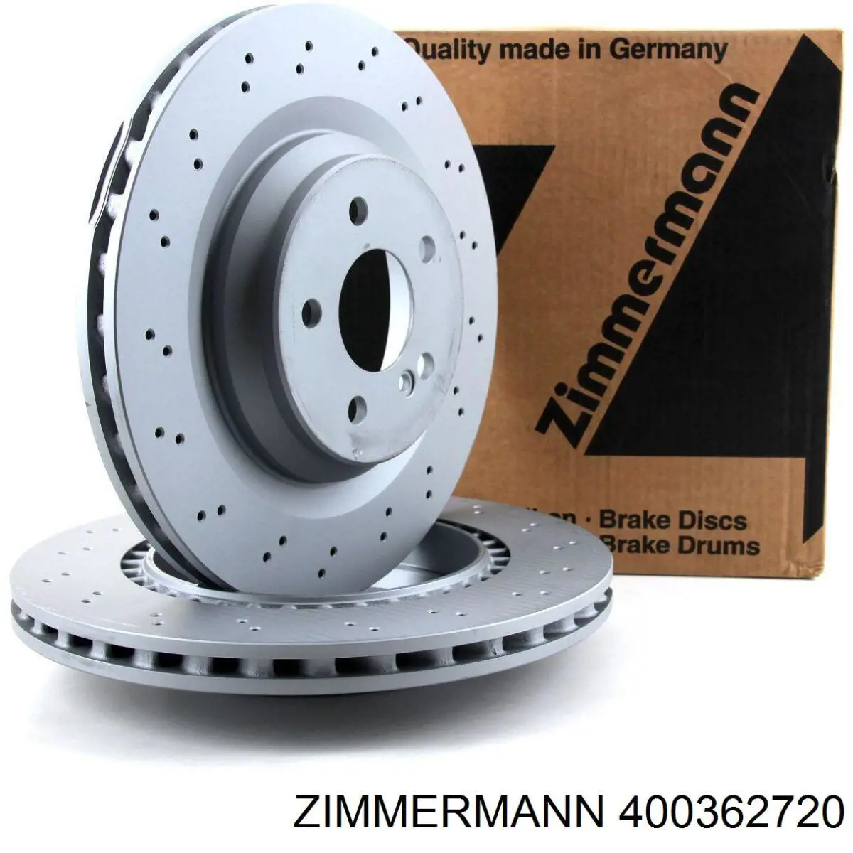 Купить 400362720 Zimmermann Диск тормозной задний