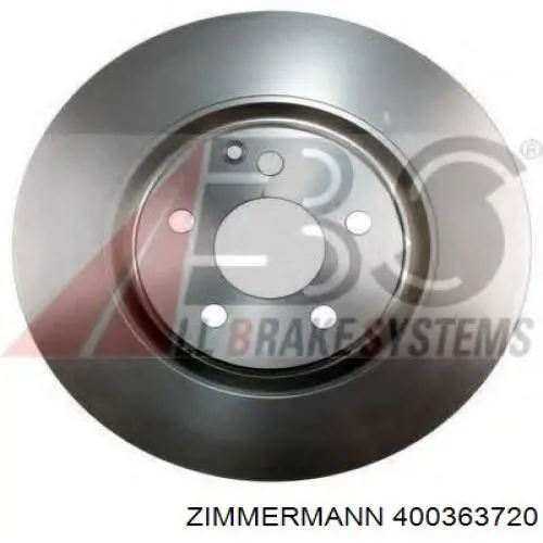 Тормоз дисковый передний Zimmermann 400363720 цена, от 94.05 USD