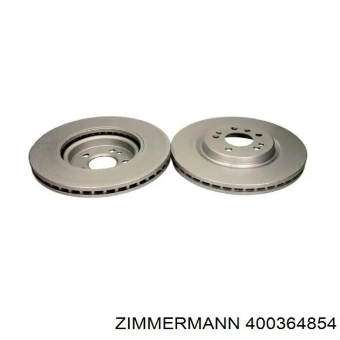 Передние тормозные диски 400364854 Zimmermann