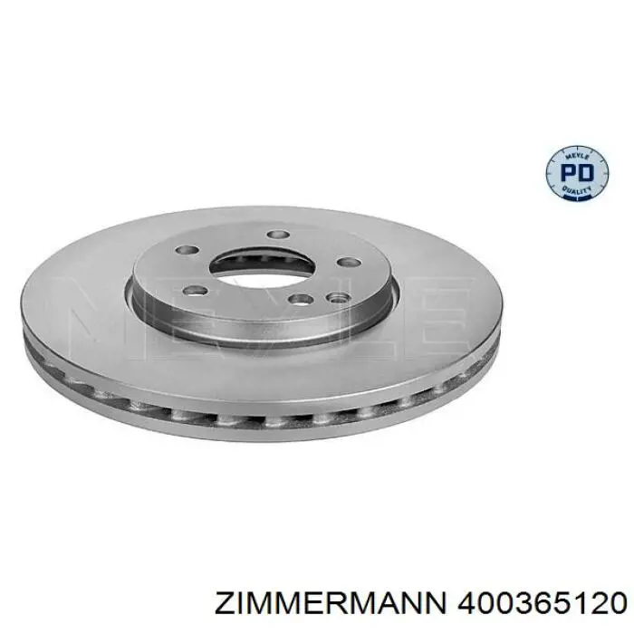 Тормоз дисковый передний Zimmermann 400365120 цена, от 77.29 USD