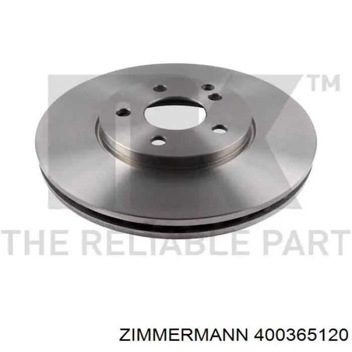 Купить 400365120 Zimmermann Ротор тормозной