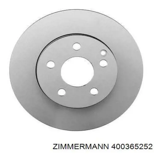 Передние тормозные диски 400365252 Zimmermann