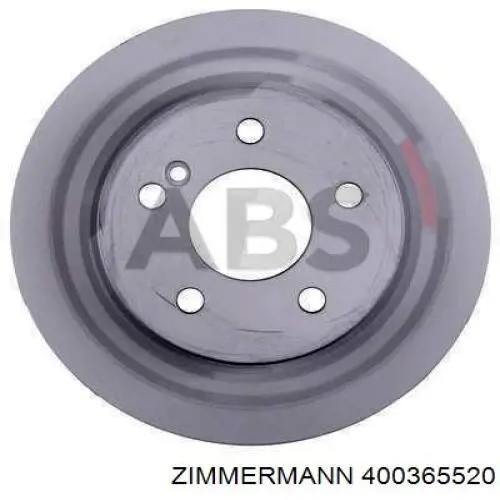 Задний тормозной диск Zimmermann 400365520 цена, от 38.37 USD