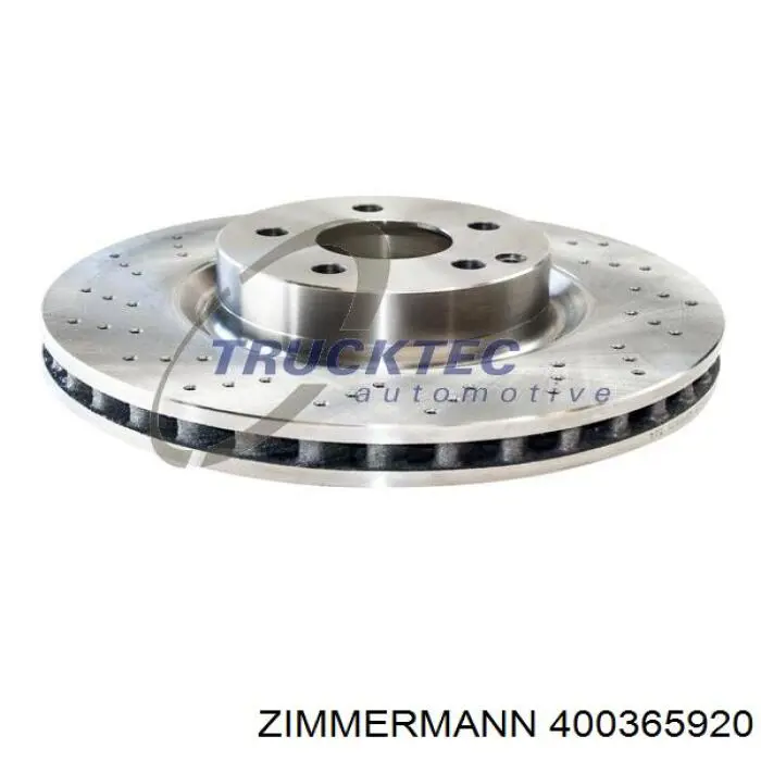 Передний тормозной диск Zimmermann 400365920