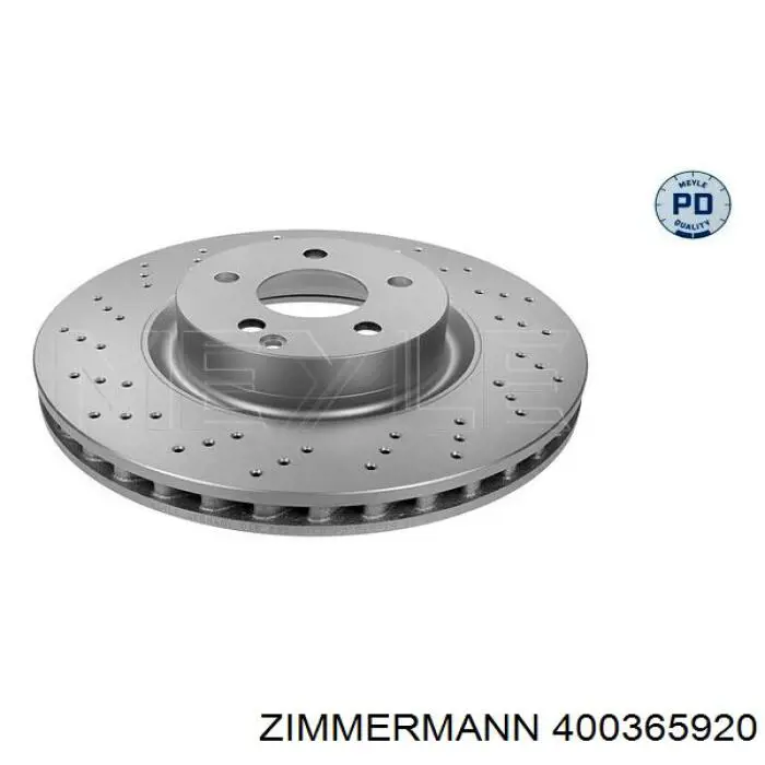 Тормоз дисковый передний Zimmermann 400365920 цена, от 124.48 USD
