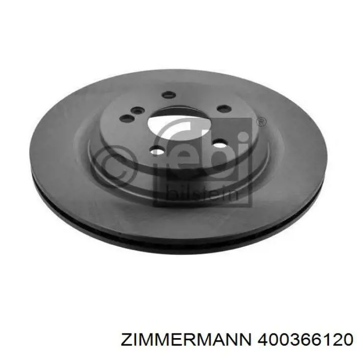 Задний тормозной диск Zimmermann 400366120 цена, от 80.16 USD