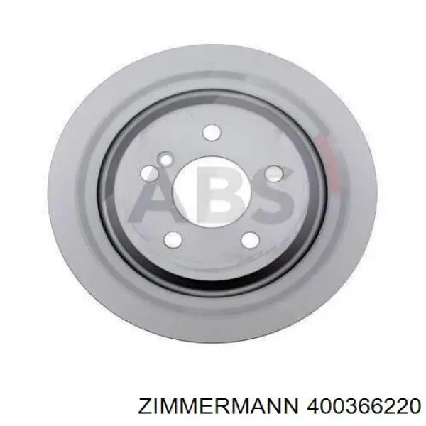 Задний тормозной диск Zimmermann 400366220 цена, от 53.79 USD