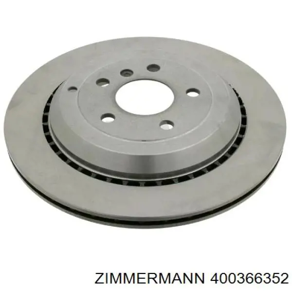 400366352 Zimmermann диск тормозной задний