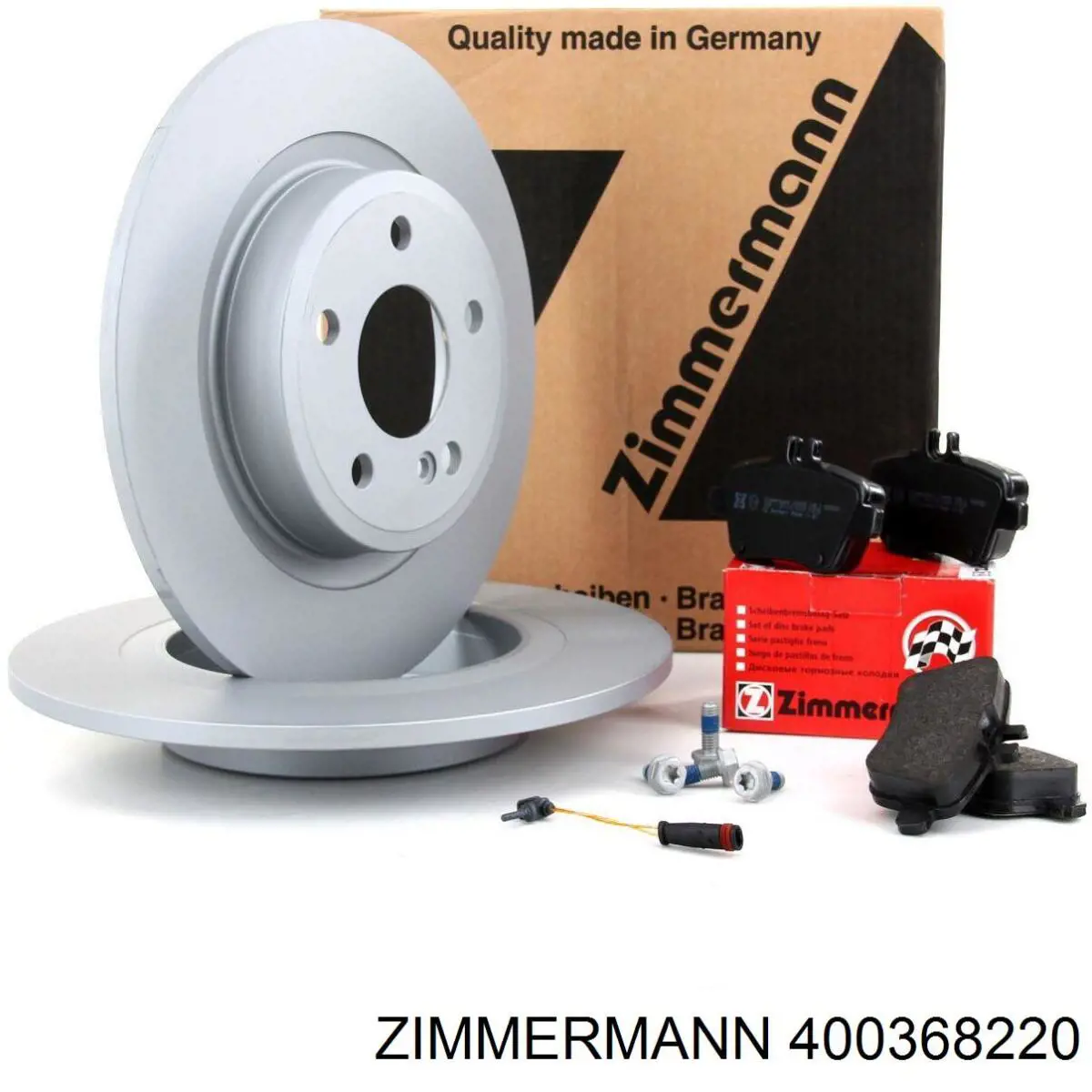 Купить 400368220 Zimmermann Диск тормозной задний