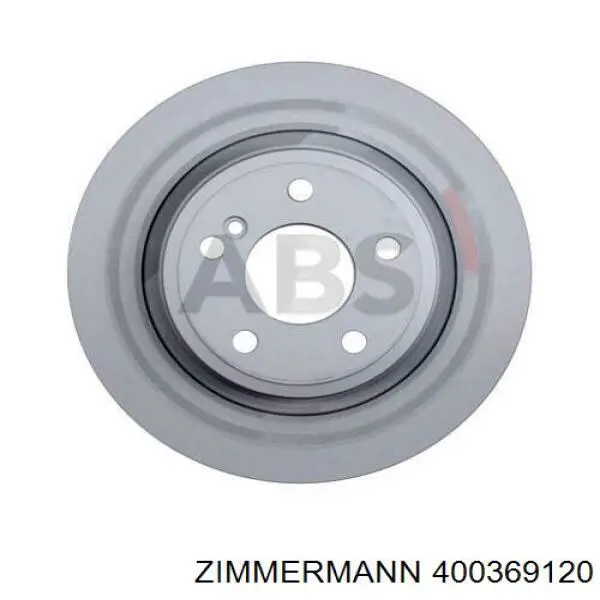 Купить 400369120 Zimmermann Диск тормозной задний