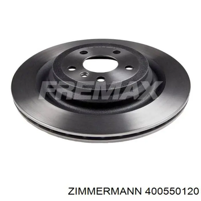 Купить 400550120 Zimmermann Диск тормозной задний