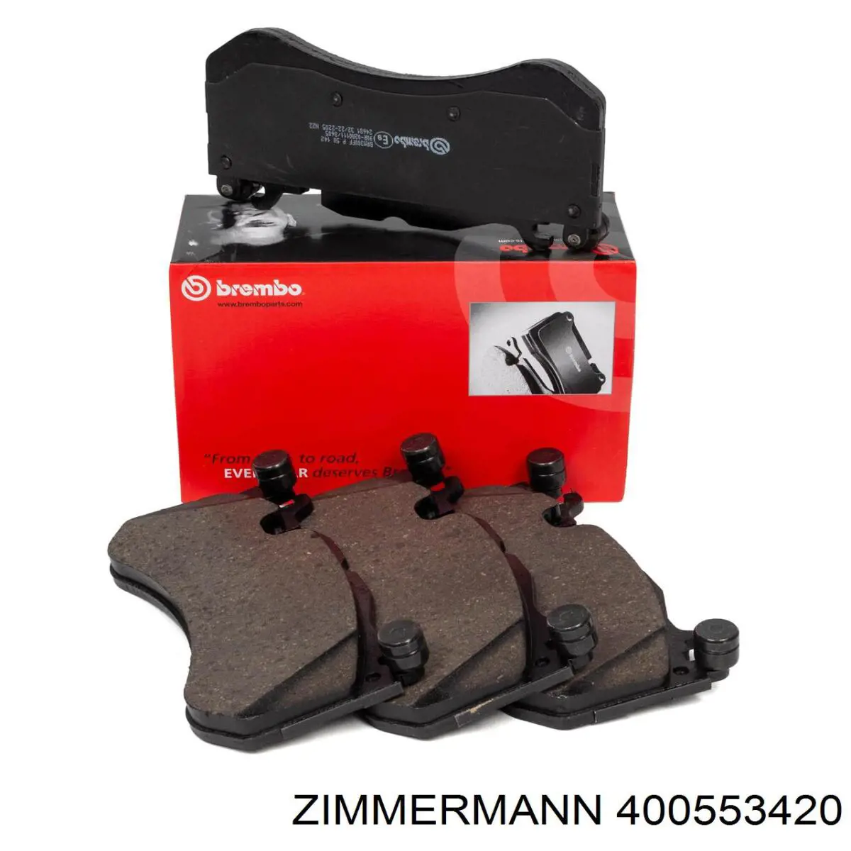 Передние тормозные диски 400553420 Zimmermann