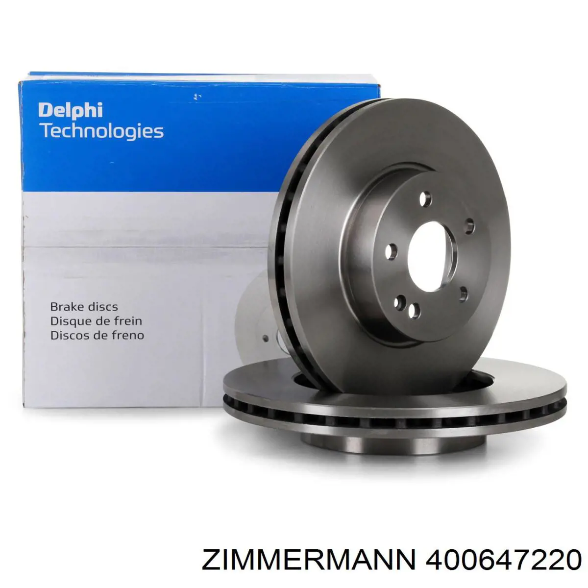 400647220 Zimmermann Диск тормозной передний