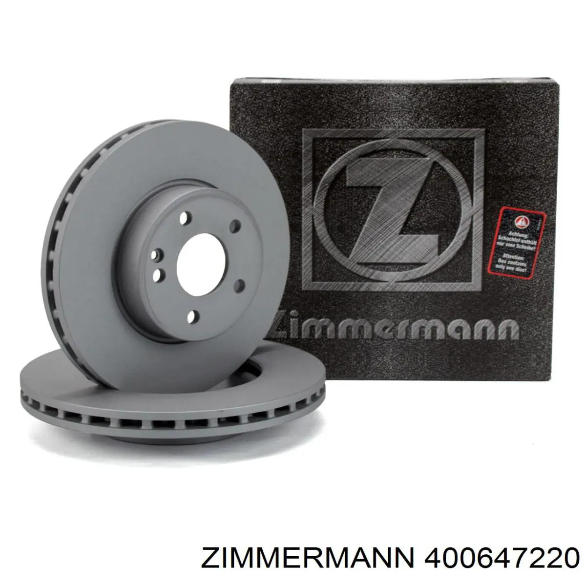 Тормоз дисковый передний Zimmermann 400647220 цена, от 56.25 USD