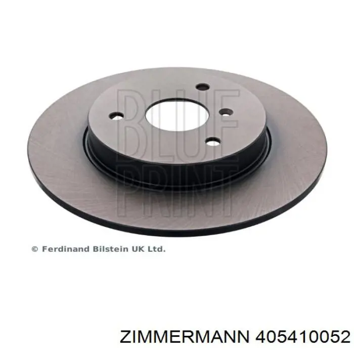 405410052 Zimmermann Диск тормозной передний