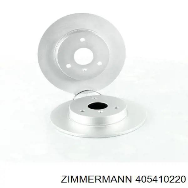 Передние тормозные диски 405410220 Zimmermann